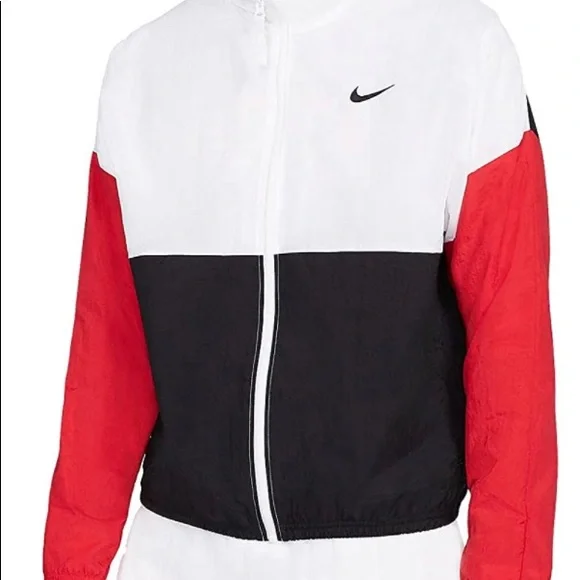 Nike Men Jacket Black White Red Size XXL Brand New